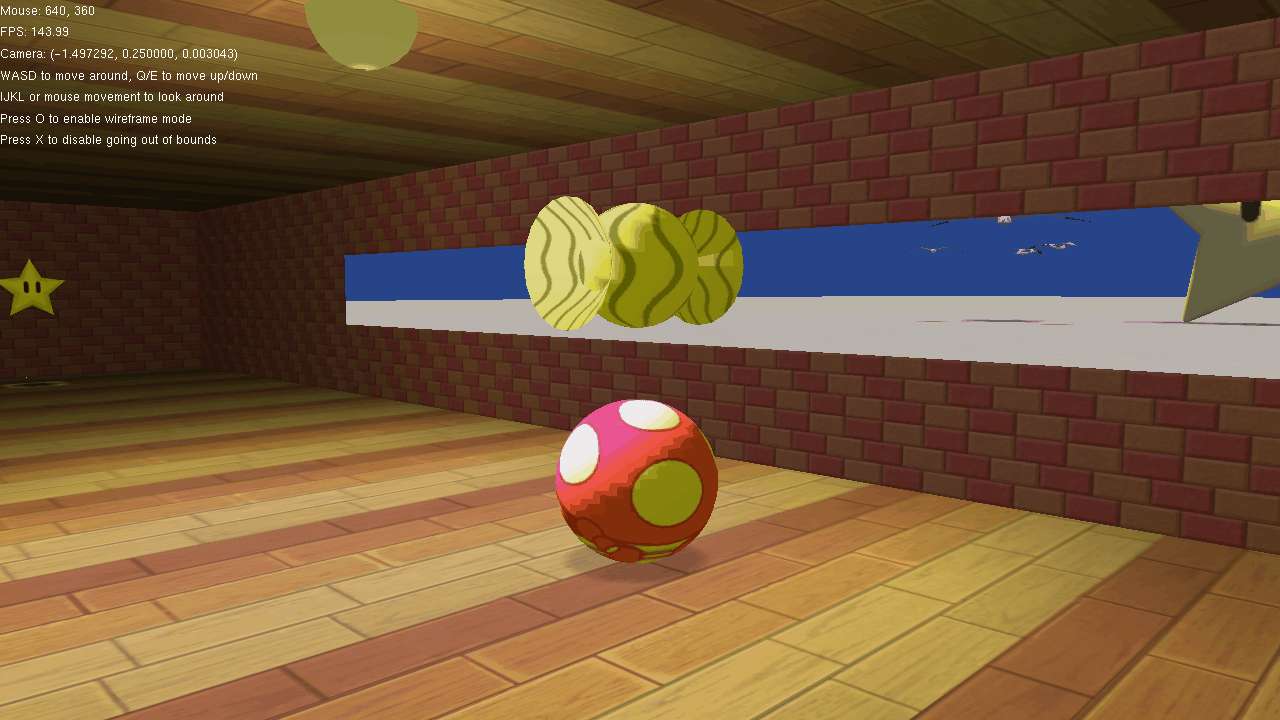 A showcase of the house scene.